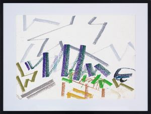 William Grosvenor Congdon : senza titolo  - Asta Arte moderna e contemporanea - Dipinti del XIX e XX secolo - Associazione Nazionale - Case d'Asta italiane