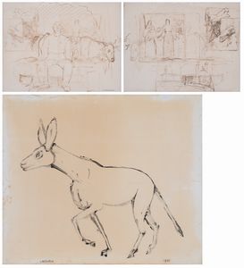 GUIDO CADORIN - Contadino - Asino