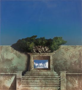 RAFFAELLO OSSOLA : Intuizione 2  - Asta Arte moderna e contemporanea - Dipinti del XIX e XX secolo - Associazione Nazionale - Case d'Asta italiane