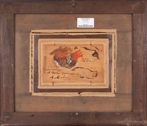 Alessandro Milesi : Caff� Florian  - Asta Arte moderna e contemporanea - Dipinti del XIX e XX secolo - Associazione Nazionale - Case d'Asta italiane