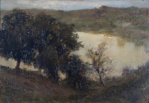 Amedeo Bocchi - Dal colle di villa Glori, Roma