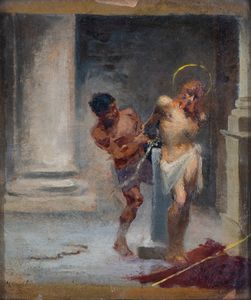 Domenico Morelli - Cristo alla colonna