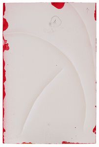 AGOSTINO  BONALUMI : Rosso  - Asta Arte moderna e contemporanea - Dipinti del XIX e XX secolo - Associazione Nazionale - Case d'Asta italiane