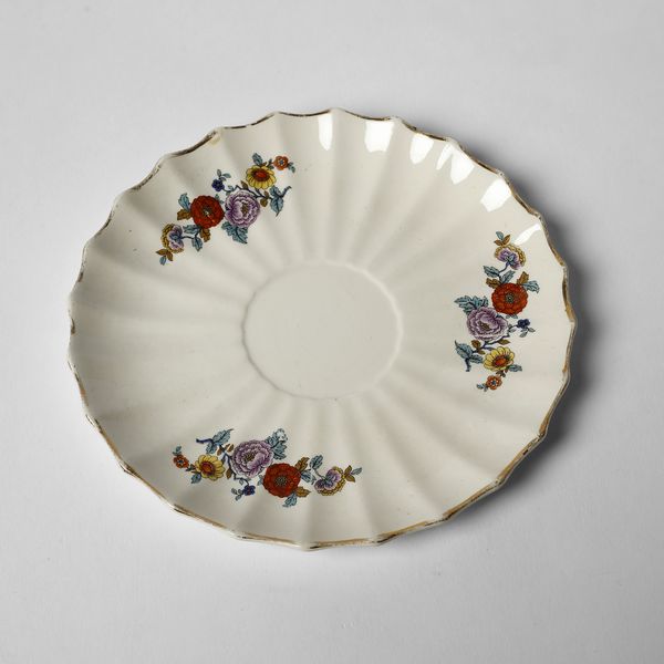 ANDLOVITZ GUIDO (1900 - 1971) : Parte di servizio da th forma Monza con decoro floreale unito a due tazzine e due piattini di altro servizio ma analogo decoro per Societ Ceramica Italiana Laveno, Lavenia  - Asta Asta 451 | DESIGN E ARTI DECORATIVE DEL NOVECENTO - CERAMICHE e VETRI Online - Associazione Nazionale - Case d'Asta italiane