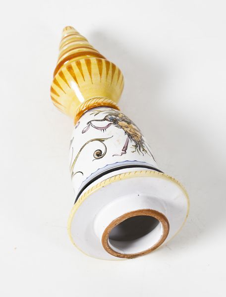 FANCIULLACCI CERAMICHE : Grande fiasca decorata con soggetti classici e anse a mascheroni, Montelupo Fiorentino  - Asta Asta 451 | DESIGN E ARTI DECORATIVE DEL NOVECENTO - CERAMICHE e VETRI Online - Associazione Nazionale - Case d'Asta italiane