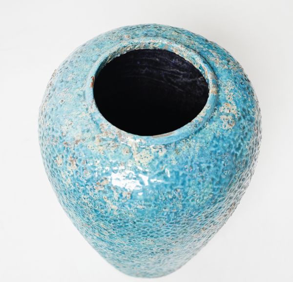 FANTONI MARCELLO (1915 - 2011) : Grande vaso con superficie a rilievi  - Asta Asta 451 | DESIGN E ARTI DECORATIVE DEL NOVECENTO - CERAMICHE e VETRI Online - Associazione Nazionale - Case d'Asta italiane