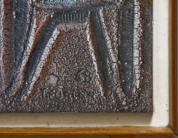 FURLAN TONI (1913 - 1980) : Grande pannello brutalista composto da ventisei formelle  - Asta Asta 451 | DESIGN E ARTI DECORATIVE DEL NOVECENTO - CERAMICHE e VETRI Online - Associazione Nazionale - Case d'Asta italiane