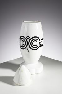 THUN MATTEO (n. 1952) : Vaso siluro per Ceramiche San Marco, Italia  - Asta Asta 451 | DESIGN E ARTI DECORATIVE DEL NOVECENTO - CERAMICHE e VETRI Online - Associazione Nazionale - Case d'Asta italiane