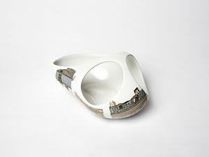 CAMPI ANTONIA (1921 - 2019) - Fruttiera mod. C145 per Societ Ceramica Italiana Laveno, Lavenia