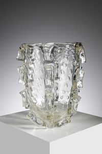 BAROVIER ERCOLE (1889 - 1974) - Vaso della serie Segmentati per Barovier & Toso, Murano
