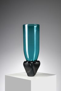 DE SANTILLANA LAURA  (1955 - 2019) - Vaso della serie Munchen per Venini, Murano
