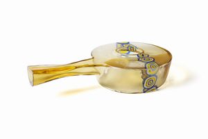 POTENZA GIANMARIA (n. 1936) - Grande vaso-scultura mod. Chitarra per La Murrina, Murano