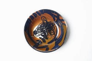 CRIPPA ROBERTO (1921 - 1972) : Spirale Ciotola  - Asta Asta 451 | DESIGN E ARTI DECORATIVE DEL NOVECENTO - CERAMICHE e VETRI Online - Associazione Nazionale - Case d'Asta italiane