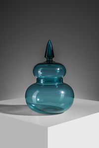 VENINI PAOLO (1895 - 1959) - Vaso con coperchio mod. 4741 per Venini, Murano