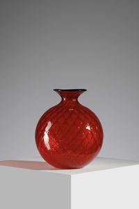VENINI - Vaso globulare della serie Balloton, Murano