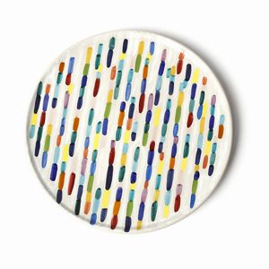 DORAZIO PIERO (1927 - 2005) - Senza titolo Grande piatto con decoro astratto per Gruppo Artigiani Majolica Deruta