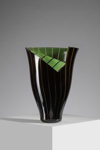 ZUCCHERI TONI (1937 - 2008) - Vaso della serie Spacchi per Barovier & Toso, Murano