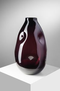 SEGUSO ARCHIMEDE (1909 - 1999) - Grande vaso decorato con depressioni sul corpo