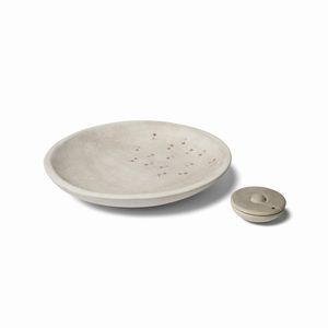 FIOR CANDIDO (1942 - 2021) - Grande ciotola a decoro astratto e scultura composita, Bassano del Grappa