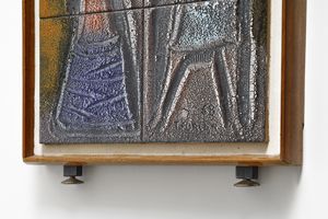 FURLAN TONI (1913 - 1980) : Grande pannello brutalista composto da ventisei formelle  - Asta Asta 451 | DESIGN E ARTI DECORATIVE DEL NOVECENTO - CERAMICHE e VETRI Online - Associazione Nazionale - Case d'Asta italiane