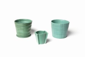 GARIBOLDI GIOVANNI (1908 - 1971) - Tre vasi per Richard-Ginori S. Cristoforo, Milano