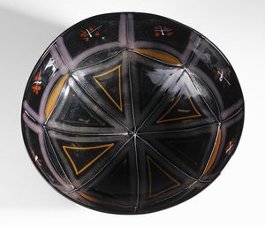 PIANEZZOLA POMPEO (1925 - 2012) : Ciotola con decori astratti per Zanolli & Sebellin, Nove  - Asta Asta 451 | DESIGN E ARTI DECORATIVE DEL NOVECENTO - CERAMICHE e VETRI Online - Associazione Nazionale - Case d'Asta italiane