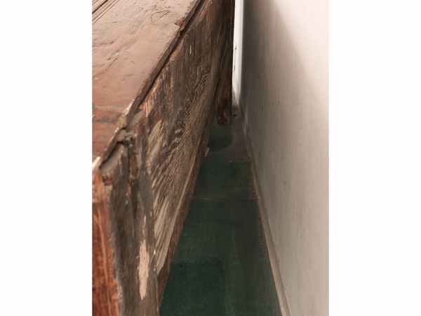 Cassapanca rustica in legno tenero  - Asta La casa moderna  - Associazione Nazionale - Case d'Asta italiane