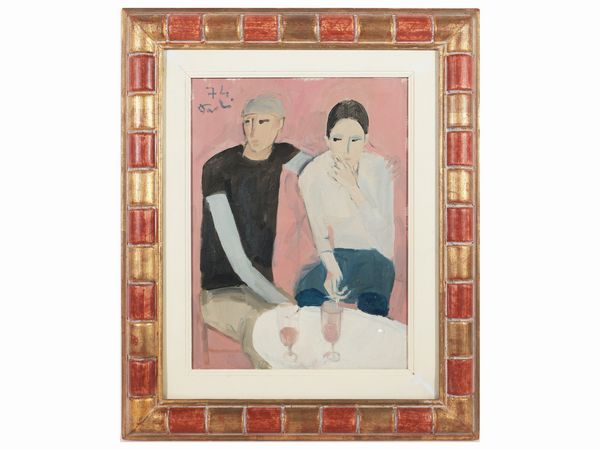 Bruno Paoli : Il Caff� 1974  - Asta La casa moderna  - Associazione Nazionale - Case d'Asta italiane