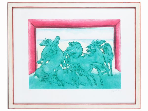 ALIGI SASSU : Cavalli  - Asta La casa moderna  - Associazione Nazionale - Case d'Asta italiane