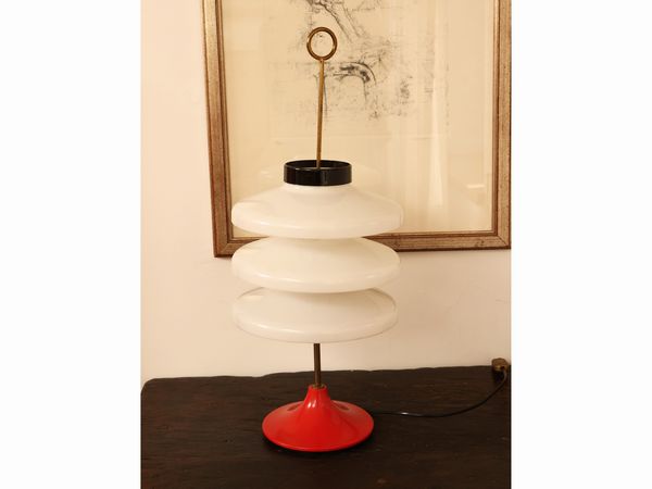 Lampada da tavolo in materiale plastico  - Asta La casa moderna  - Associazione Nazionale - Case d'Asta italiane