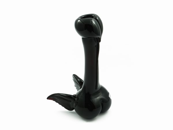 Membro in vetro nero  - Asta La casa moderna  - Associazione Nazionale - Case d'Asta italiane