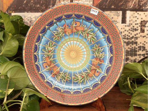 Piatto da parata in porcellana, Silent Night 1999, Versace per Rosenthal  - Asta La casa moderna  - Associazione Nazionale - Case d'Asta italiane