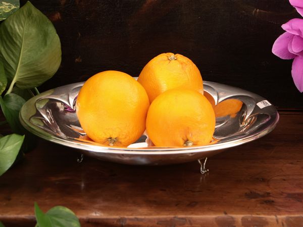 Cestino centrotavola in argento 925, Cecconi Valerio Firenze  - Asta La casa moderna  - Associazione Nazionale - Case d'Asta italiane