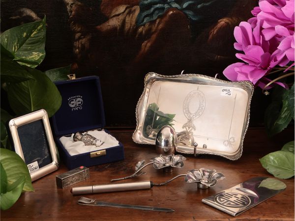 Lotto di argenteria  - Asta La casa moderna  - Associazione Nazionale - Case d'Asta italiane