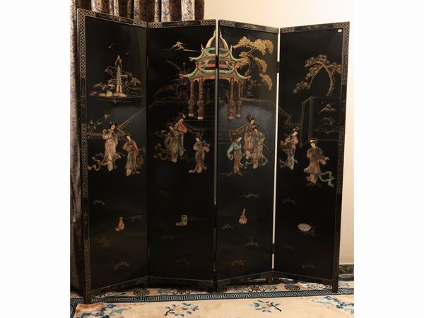 Paravento in lacca  - Asta La casa moderna  - Associazione Nazionale - Case d'Asta italiane