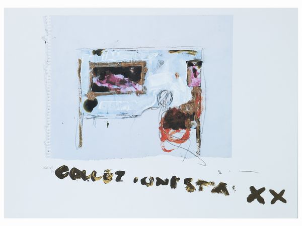 MARIO SCHIFANO : Collezionista 1997  - Asta La casa moderna  - Associazione Nazionale - Case d'Asta italiane