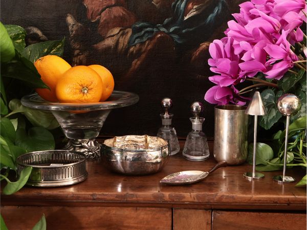 Lotto di accessori per la tavola in argento  - Asta La casa moderna  - Associazione Nazionale - Case d'Asta italiane