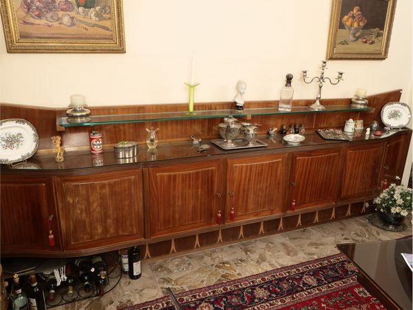 Grande buffet in mogano  - Asta La casa moderna  - Associazione Nazionale - Case d'Asta italiane