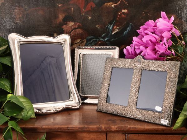 Due cornici portaritratti in argento  - Asta La casa moderna  - Associazione Nazionale - Case d'Asta italiane