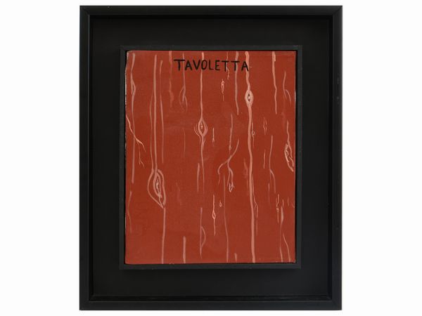 Vincenzo Profeta, Giuseppe Borgia, Marco Barone, Toti Folisi Laboratorio Saccardi : Tavoletta 2006  - Asta La casa moderna  - Associazione Nazionale - Case d'Asta italiane