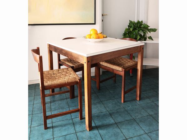 Tavolo da pranzo in laminato, Sergio Cammilli per Poltronova  - Asta La casa moderna  - Associazione Nazionale - Case d'Asta italiane