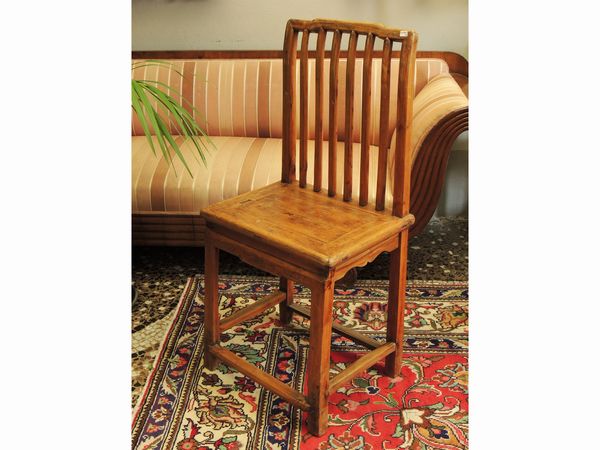 Serie di quattro sedie in tek  - Asta La casa moderna  - Associazione Nazionale - Case d'Asta italiane