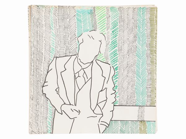 Gianni Dorigo : Lotto di 8 Disegni di Gianni Dorigo: Senza titolo  - Asta La casa moderna  - Associazione Nazionale - Case d'Asta italiane