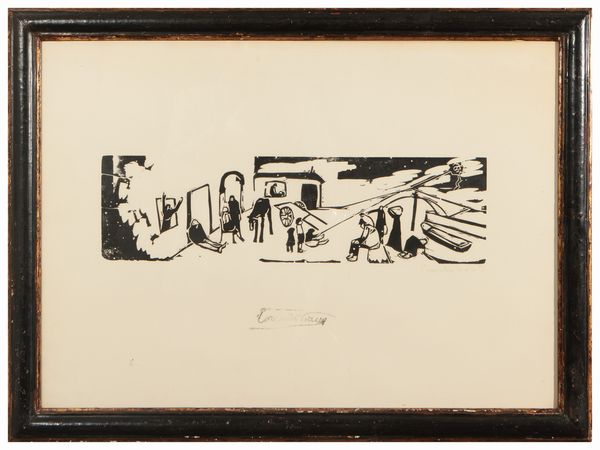 Lorenzo Viani : Cala la sera  - Asta La casa moderna  - Associazione Nazionale - Case d'Asta italiane