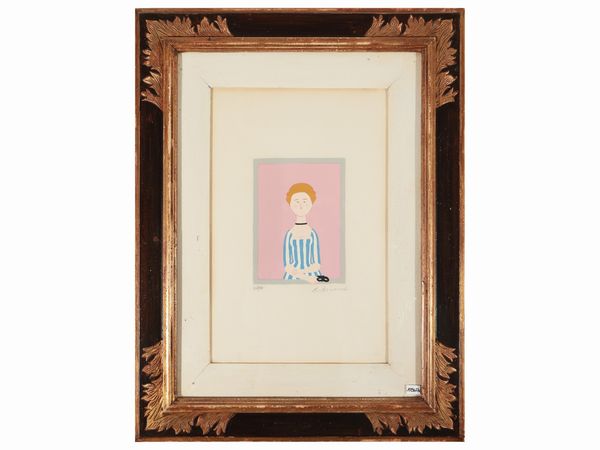 Antonio Bueno : Donna seduta  - Asta La casa moderna  - Associazione Nazionale - Case d'Asta italiane