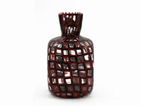 Vaso Venini della serie Occhi  - Asta La casa moderna  - Associazione Nazionale - Case d'Asta italiane