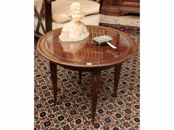 Tavolino da caff� in mogano  - Asta La casa moderna  - Associazione Nazionale - Case d'Asta italiane