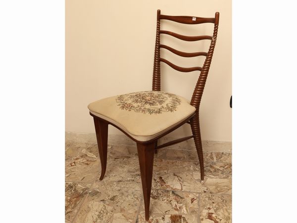 Sedia in mogano  - Asta La casa moderna  - Associazione Nazionale - Case d'Asta italiane