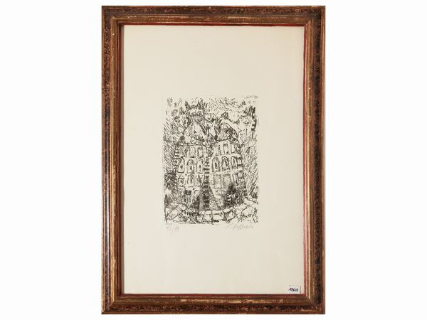 Silvio Loffredo : Paesaggio ed animali  - Asta La casa moderna  - Associazione Nazionale - Case d'Asta italiane