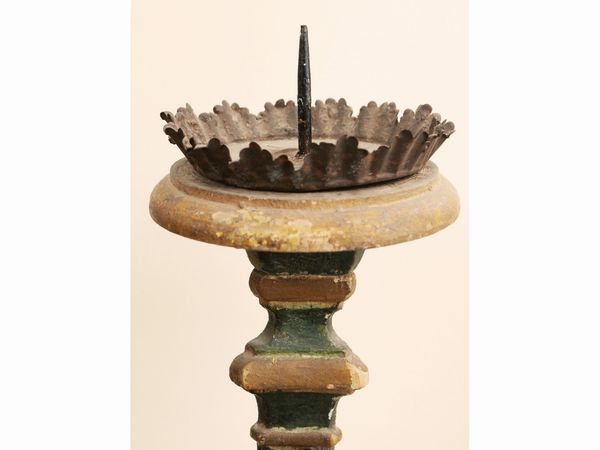 Coppia di torcere in legno laccato  - Asta La casa moderna  - Associazione Nazionale - Case d'Asta italiane